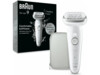 Braun Silk-épil 9 9-011, Silber, Weiß, 40 Pinzette, MicroGrip, Deutschland, 0,5 mm, Akku