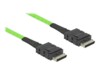DeLOCK OCuLink Serial Attached SCSI (SAS) internt kabel Grøn 1m