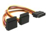 Delock Strømforsyningsadapter 15cm Sort Orange Rød Gul