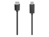 Hama Videoadapterkabel DisplayPort / HDMI 1.5m Sort