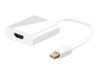 goobay Videoadapter 10cm Hvid