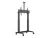 Multibrackets M Motorized Public Floorstand Dual Pillar 180 HD Vogn med hjul Fladt panel/videokonferencelkamera 75'-110'
