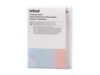 Cricut Pastel Sampler Skær væk-kortsæt Hvid Hviskende blå Holographic silver matte Tulipan Pudder-blå