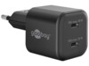 USB-C™ PD GaN Dual Fast Charger Nano (35 W) black, black, black