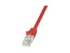 LogiLink EconLine CAT 6 Ikke afskærmet parsnoet (UTP) 2m Patchkabel Rød