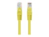 Lanberg CAT 5/5e U/UTP, Unshielded 1m Patchkabel Gul RAL 1016