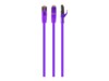 Gembird CAT 6 Kabel med folie og kobberfletning (FTP) 5m Patchkabel Purple