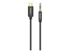 BASEUS Yiven M01 USB-C til hovedtelefon jackstikadapter 1.2m