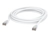 Ubiquiti UniFi CAT 5e Afskærmet parsnoet (STP) 5m Patchkabel Hvid