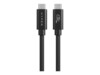 Hyper HyperDrive Next USB4 USB Type-C kabel 1.2m Sort