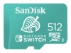 SanDisk Nintendo Switch microSDXC UHS-I Memory Card 512GB 100MB/s