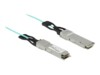 DeLOCK 5m Ethernet 40GBase-AOC kabel Akvamarin