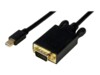 StarTech.com 10 ft Mini DisplayPort to VGA Adapter Cable - mDP to VGA Video Converter - Mini DP to VGA Cable for Mac/PC 1920x1200 - Black (MDP2VGAMM10B) Video transformer
