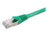 Extralink CAT 6 Foldet uskærmet snoet par (F/UTP) 2m Patchkabel Grøn