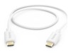 Hama 00201590 USB-C to USB-C 1m Hvid