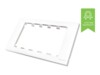 VISION TechConnect 3 2-Gang UK Surround Hvid