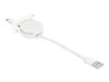 Delock Lightning-kabel 50cm Hvid