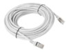 Lanberg CAT 6 Ikke afskærmet parsnoet (UTP) 10m Patchkabel Grey RAL 7035