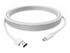 Vision USB 3.0 USB-kabel 1m Hvid