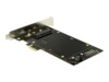 DeLOCK PCI Express x1 Card for 2 x SATA HDD / SSD Lagringskontrol
