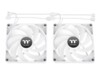 Thermaltake CT120 Reverse ARGB Sync Fan 2-pack Hvid 120 mm