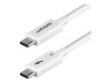 StarTech.com USB4 / Thunderbolt 3 / Thunderbolt 4 / Thunderbolt 5 / DisplayPort 2.1 USB Type-C kabel Hvid
