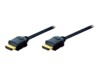 ASSMANN HDMI-kabel med Ethernet 10m Sort