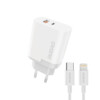 DUDAO 22.5W PD+QC3.0 +Type C+ Ligh. cable - Kabel Adapter 22,5Watt 1xUSB-C 1xUSB-A