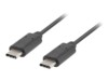 Lanberg USB Type-C kabel 1m Sort