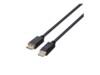 DELTACO DisplayPort kabel 5m Sort