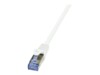 LogiLink PrimeLine CAT 6a SFTP, PiMF 50cm Patchkabel Hvid