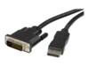 StarTech.com 10 ft DisplayPort to DVI Video Adapter Converter Cable - M/M (DP2DVIMM10) DisplayPort kabel 3m Sort