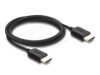 Delock HDMI-kabel 2m Sort
