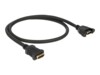 Delock HDMI-kabel med Ethernet 50cm Sort