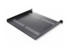 StarTech.com 2-Pack 1U Server Rack Shelf, Vented, 44lb Capacity, 16' Deep (CABSHELF116V2PK) Rackhylde Sort
