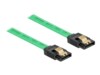 DeLOCK Seriel ATA-kabel Grøn 50cm