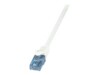 LogiLink Home EconLine CAT 6a Ikke afskærmet parsnoet (UTP) 2m Patchkabel Hvid