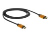 Delock HDMI-kabel 1m Sort