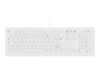 Contour Design Active Key AK-C8100F-U1-W/FR Tastatur Saksnøglekontakt Kablet Fransk