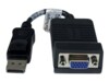 StarTech.com DisplayPort to VGA Adapter - 1920x1200 - Active DP to VGA Video Converter - Plug and Play DP to VGA Connector (DP2VGA) Display-adapter 25cm Sort