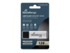 MediaRange MR1902 128GB USB 3.2 Gen 1 USB stick Sort Sølv