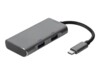 DELTACO USBC-HUB201 Hub 4 porte USB