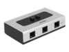 Delock Switch RJ11 Sort Grå