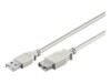 goobay USB forlængerkabel 60cm Grå