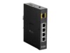 D-Link DIS 100G-5PSW Switch 4-porte PoE+