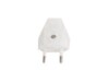 Bachmann Europlug (strøm CEE 7/16) (male) - Hvid Strøm-konnektor