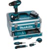 Makita DHP482RFX9 Borehammerbor/skruemaskine 18V 2 batterier inkluderet