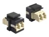 Delock Keystone Module LC Duplex female > LC Duplex female multi-mode