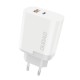 Dudao Charger 22.5W PD + QC3.0 USB + Type C White
