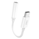 Adapter Dudao L16CPro USB-C to Jack 0,1m (white)